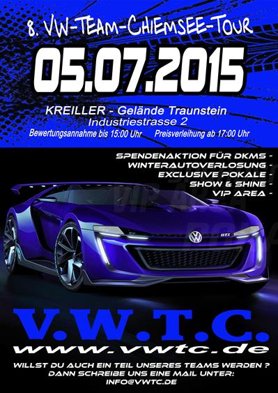 8 vw team chiemsee tour